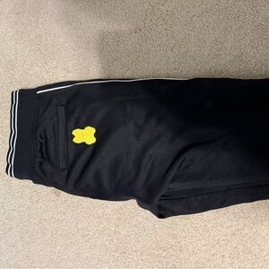 Psycho Bunny Black and Yellow Sweatpants